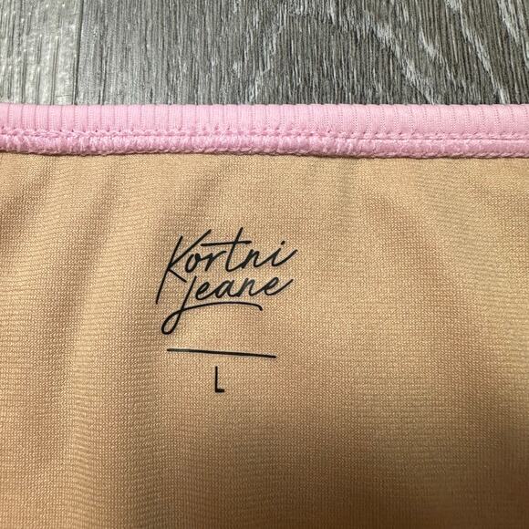 Kortni Jeane Light Pink Swim Skirt NEW - Picture 3 of 8